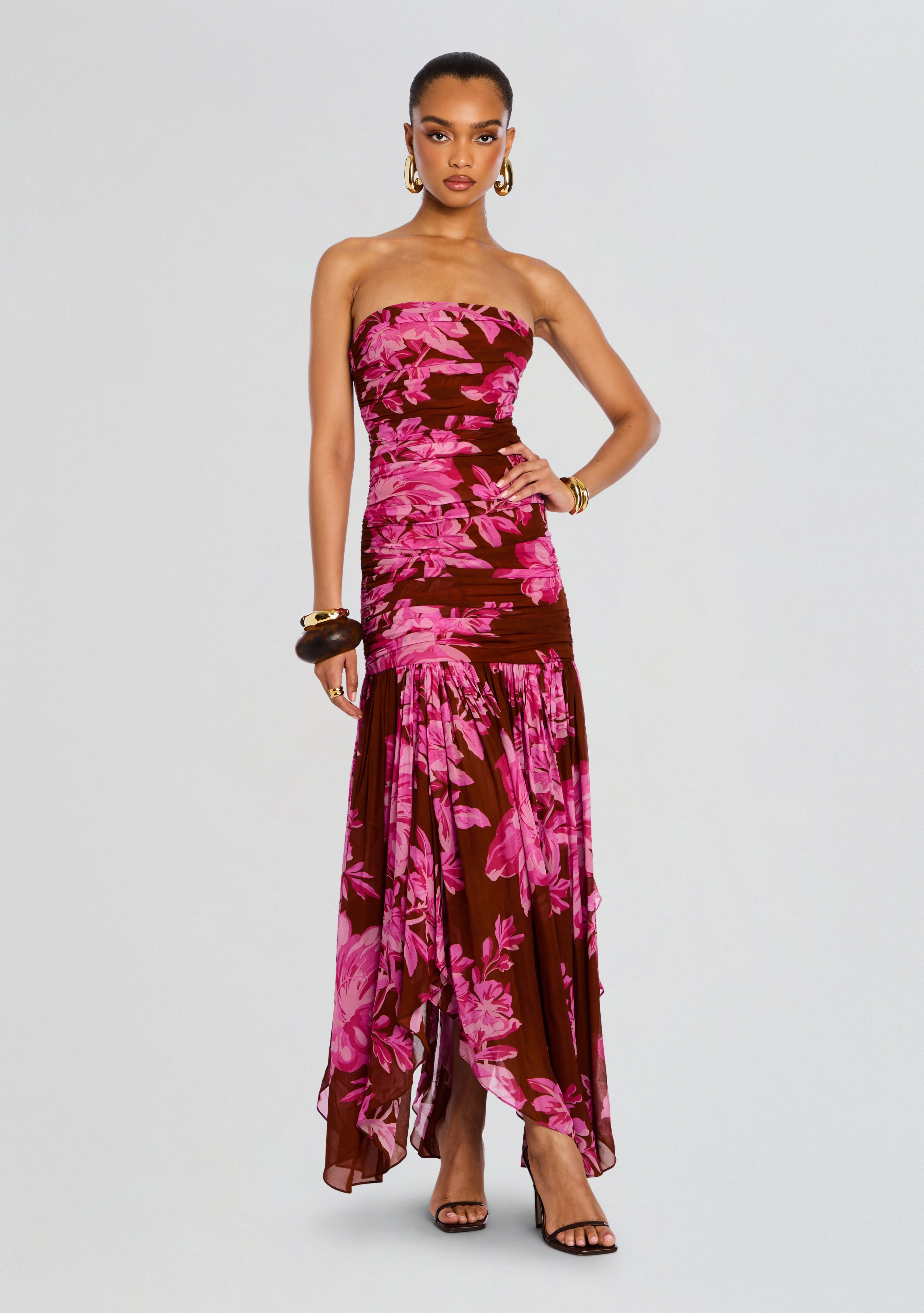 Teryn Silk Chiffon Dress