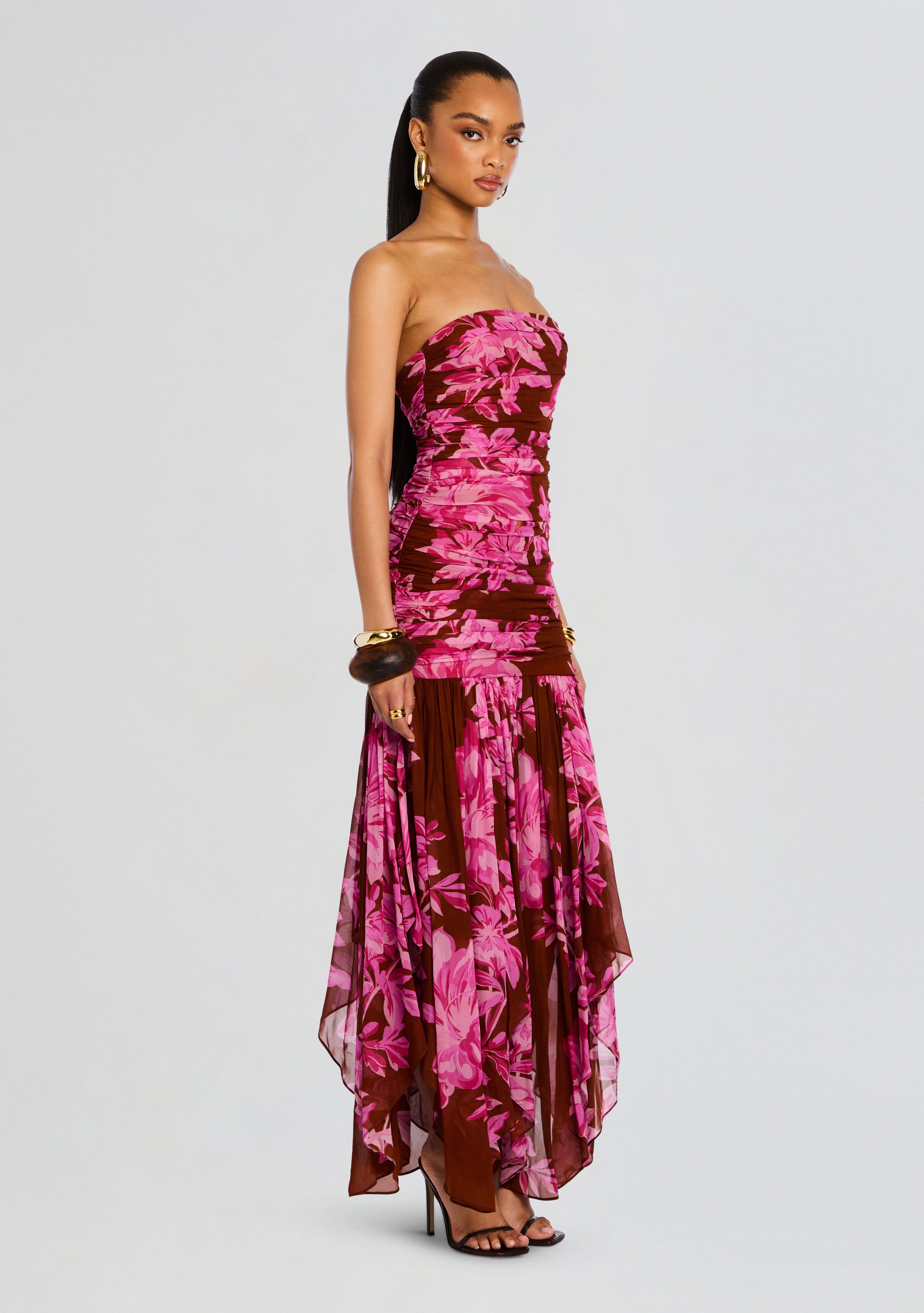 Teryn Silk Chiffon Dress