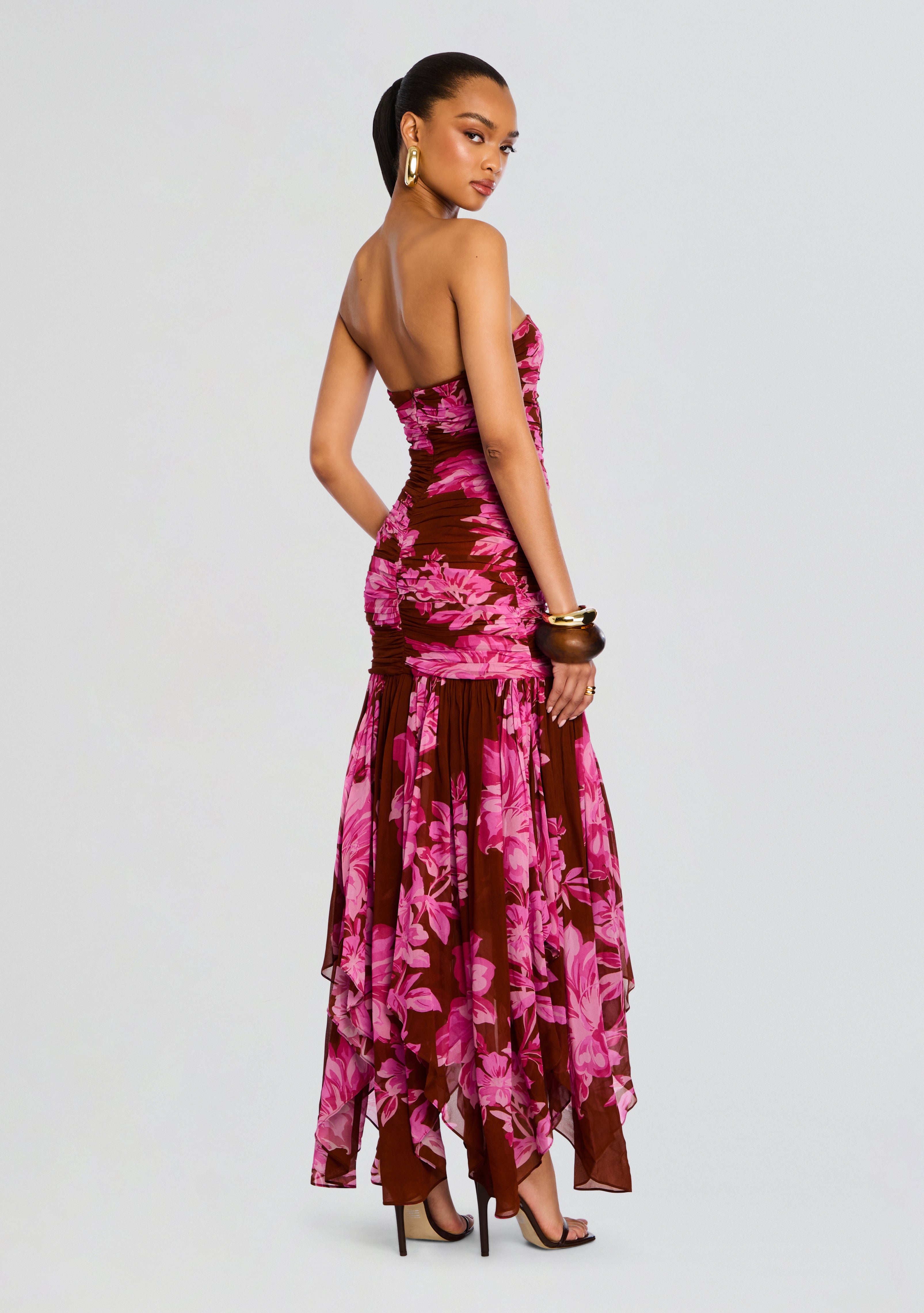 Teryn Silk Chiffon Dress