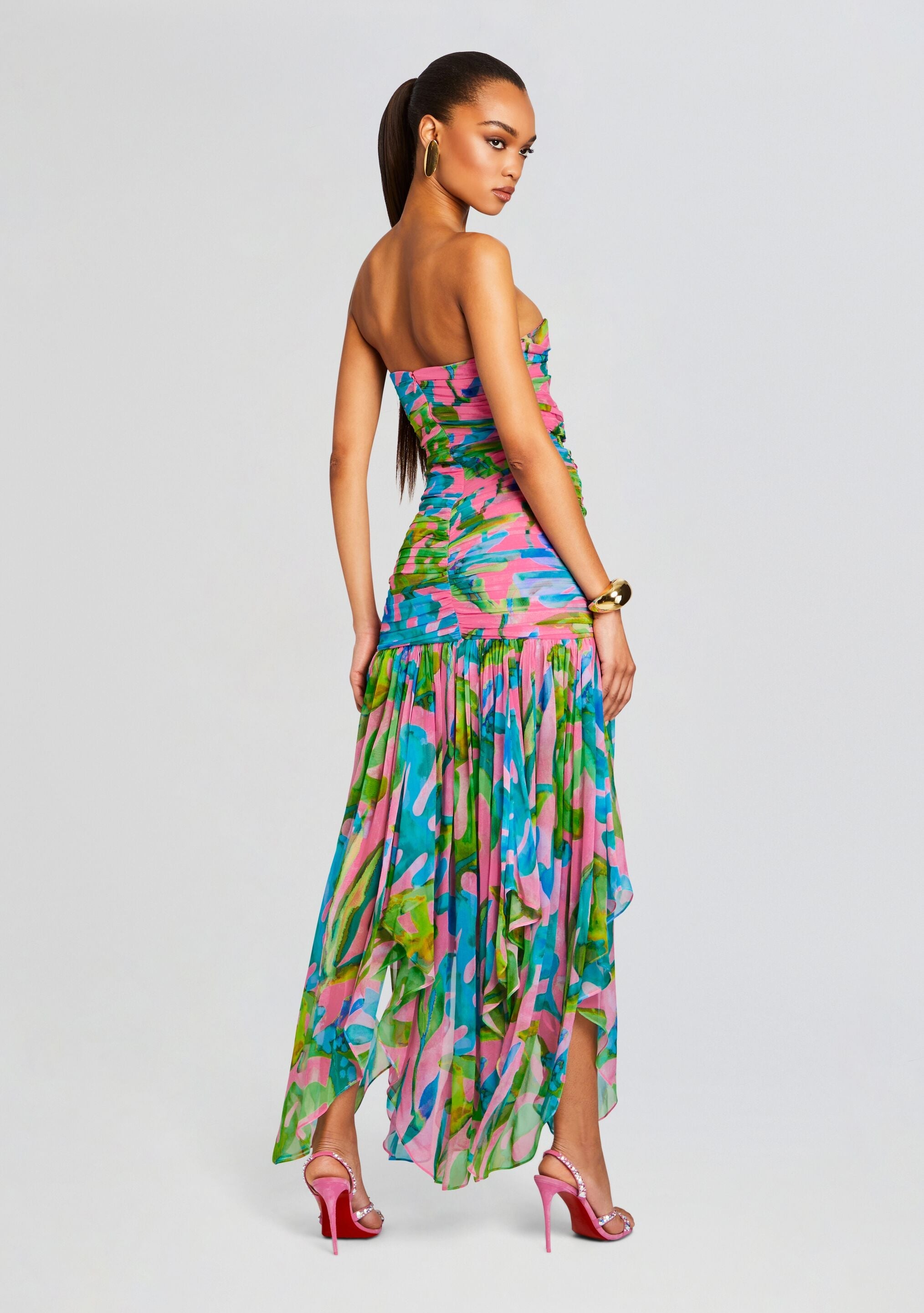 Teryn Silk Chiffon Dress