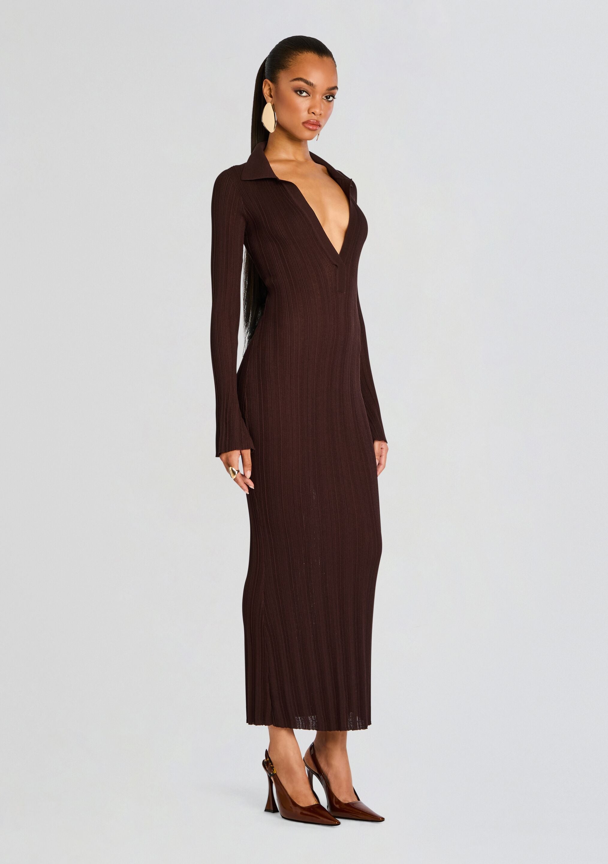 Azula Rib Knit Maxi Dress