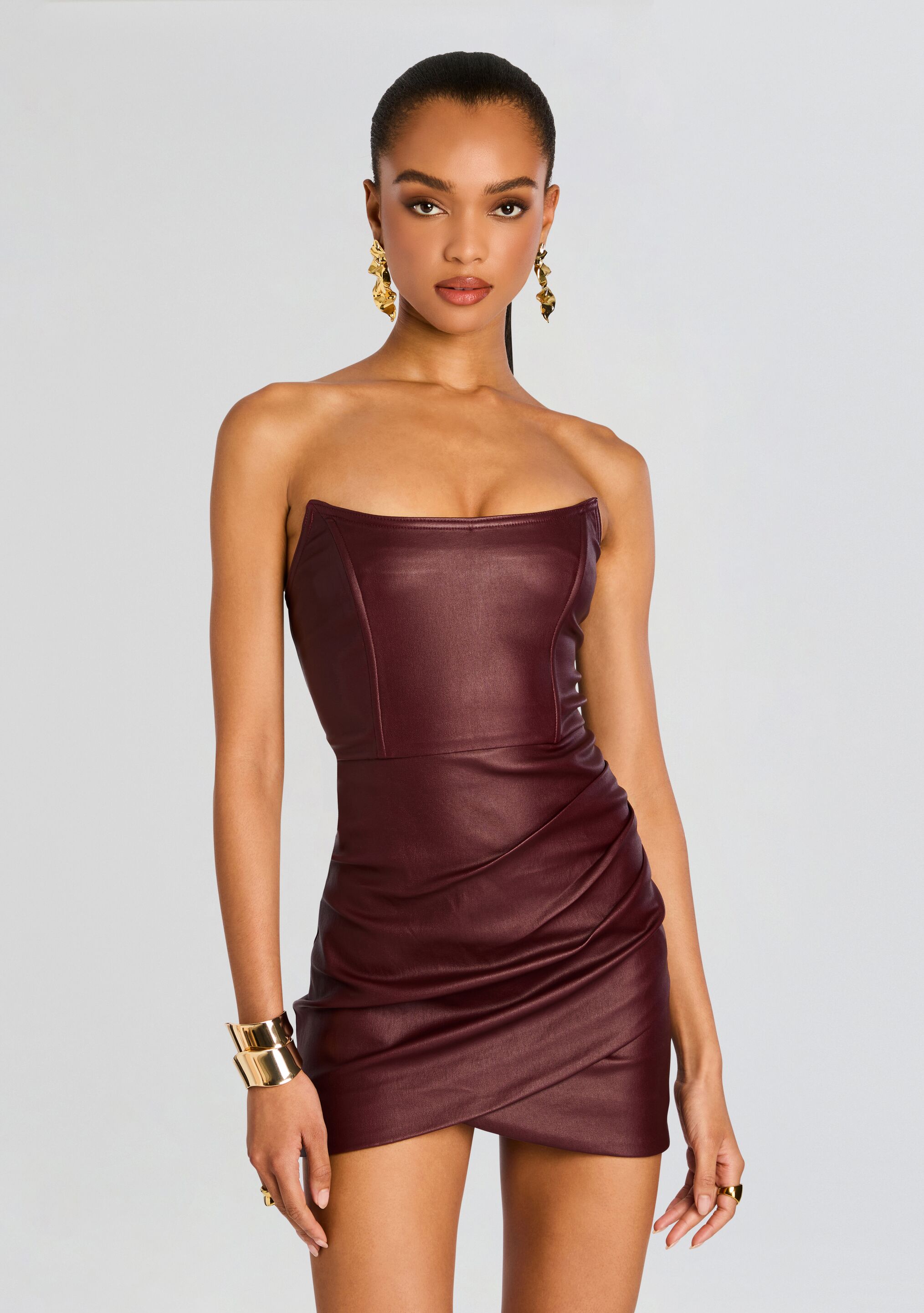 James Coated Mini Dress