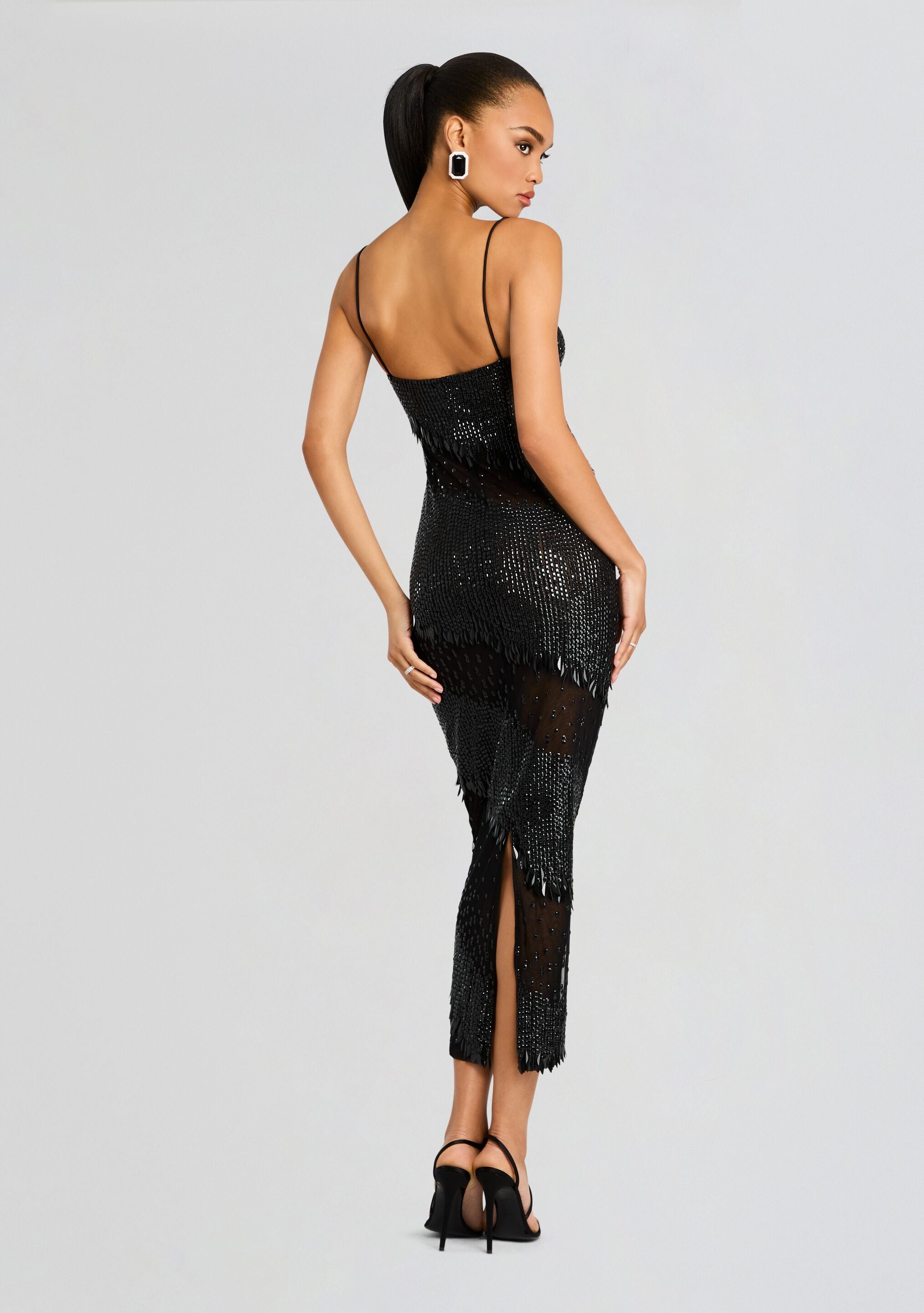 Carmine Embellished Dress