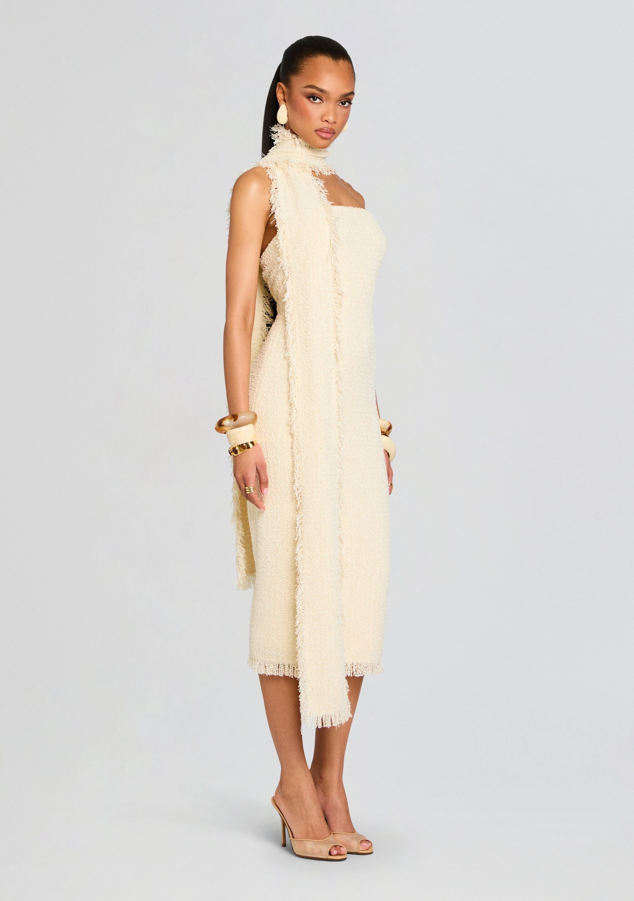 Lott Boucle Midi Dress