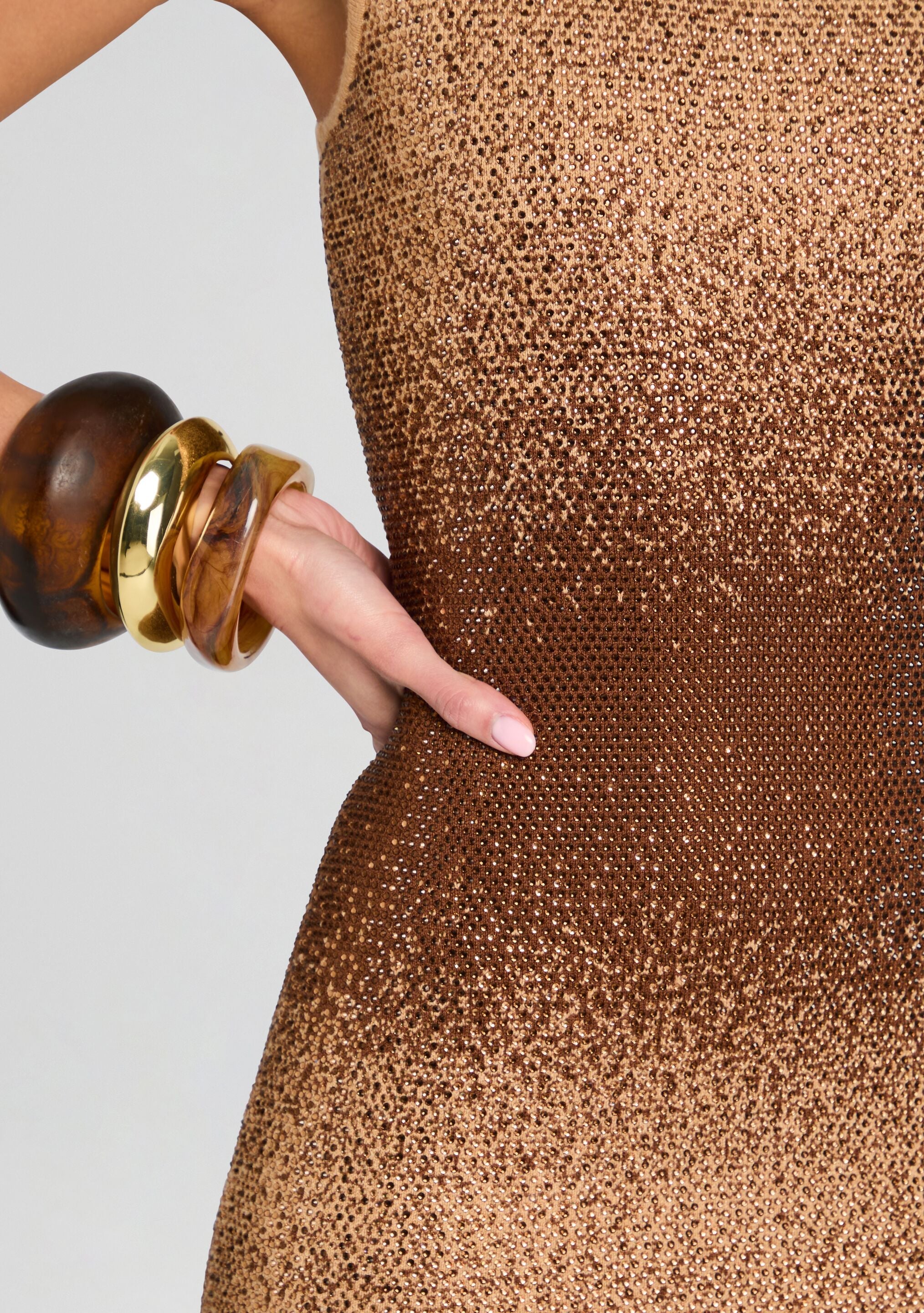 Kenda Embellished Knit Dress