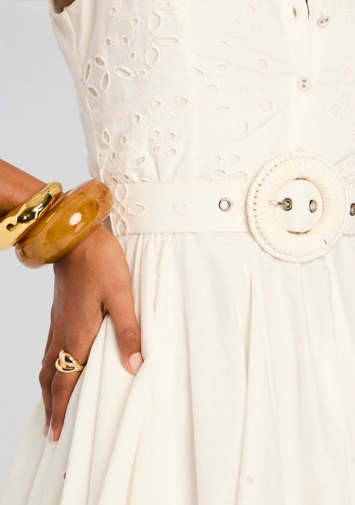 Adya Short Dress w/ Belt