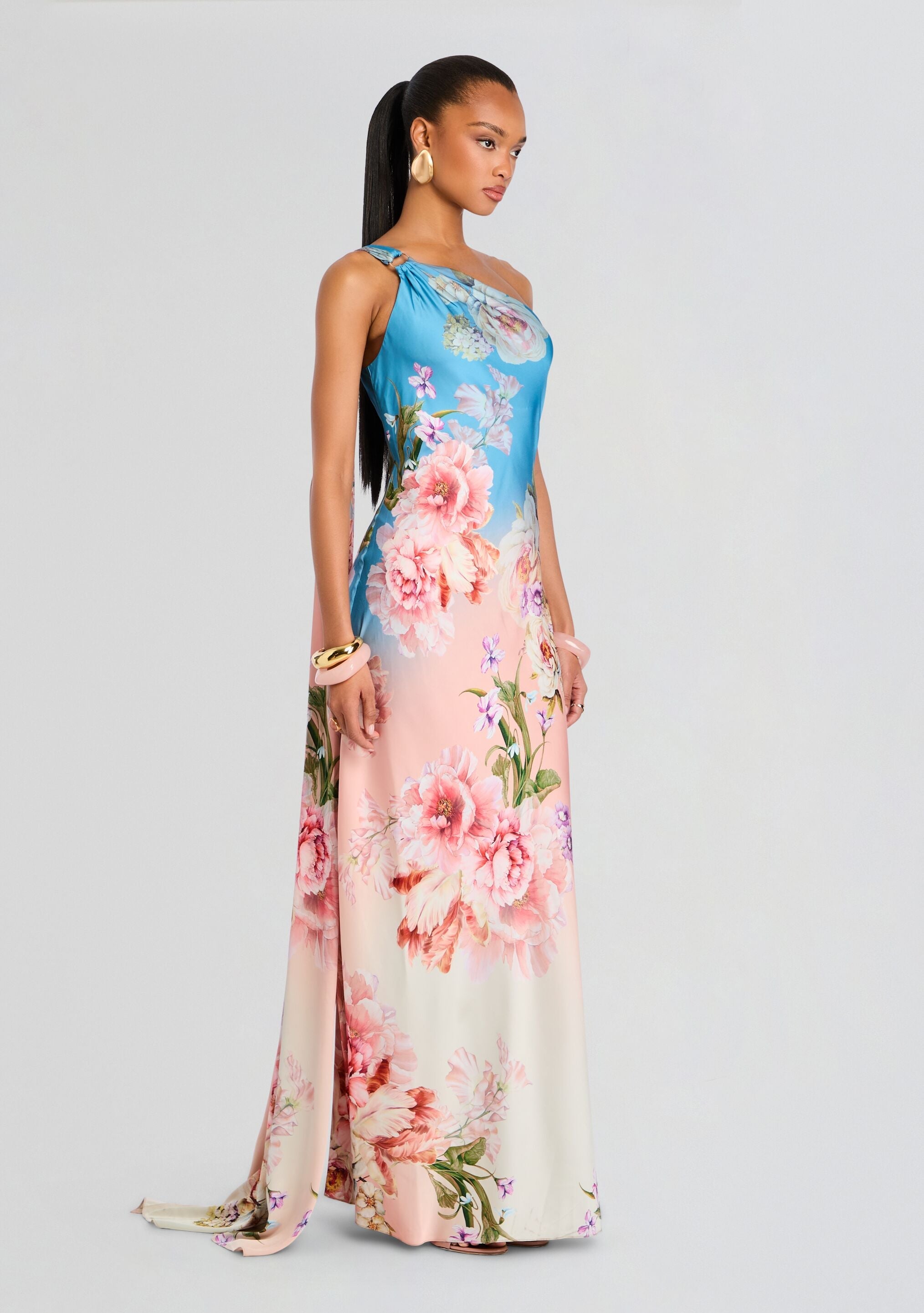 Kavi One Shoulder Dress