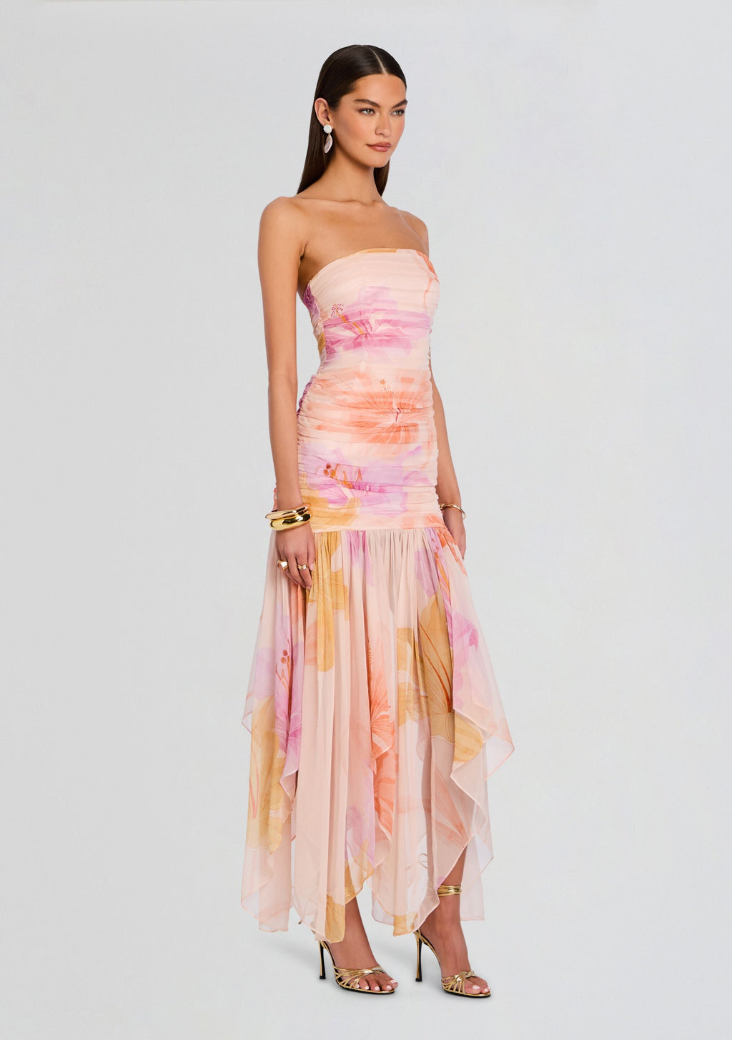 Teryn Silk Chiffon Dress