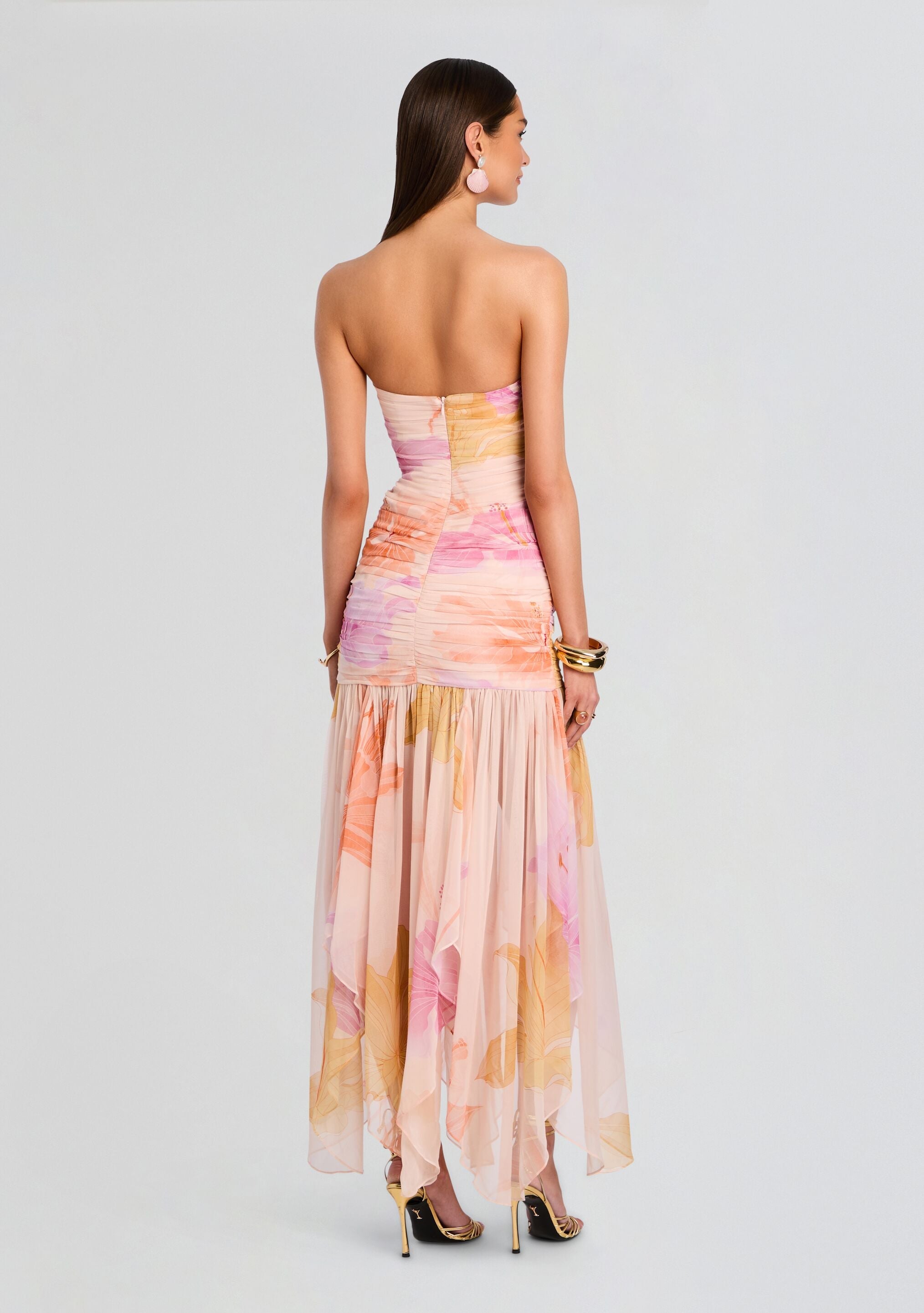 Teryn Silk Chiffon Dress