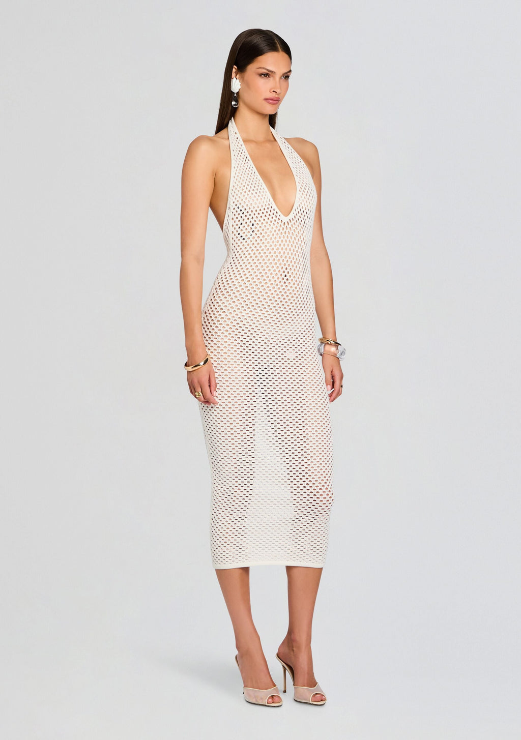 Mags Crochet Midi Dress