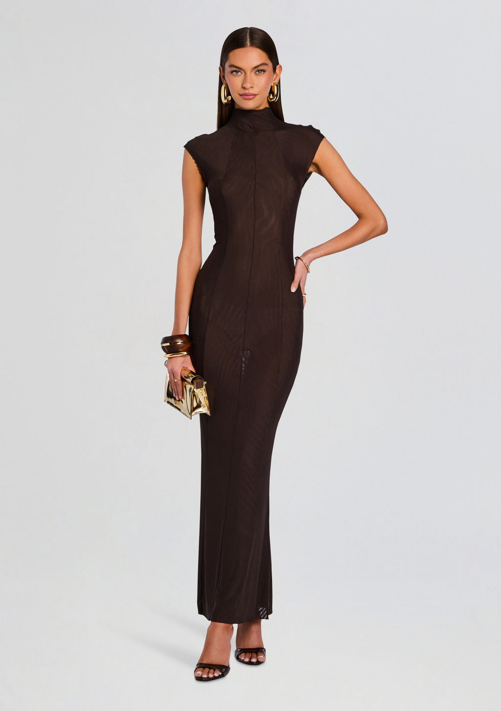 Laissa Mesh Maxi Dress